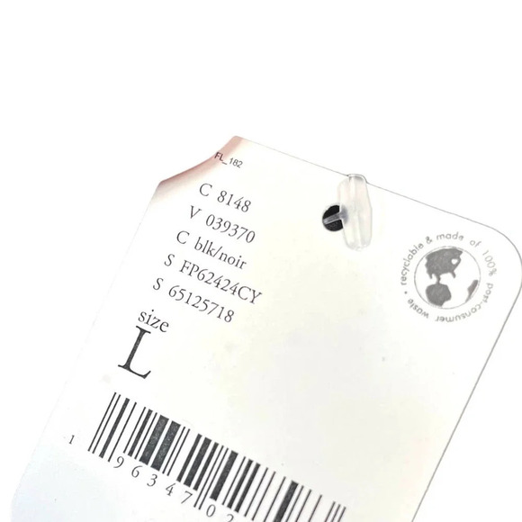 Free People Intimately Black Satin Gold Stud Polka Dot Tank Top Size Large - Picture 7 of 8